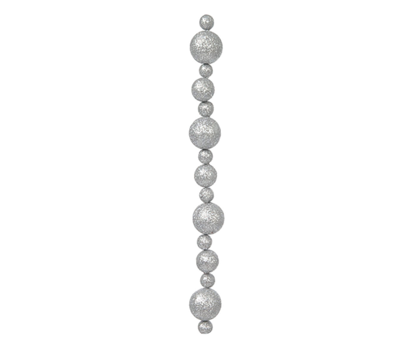 Pendente Decorativo Bola Prateado - image 0