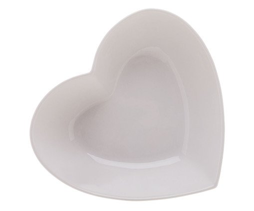 Pote Decorativo Cora&ccedil;&atilde;o Branco image number 1