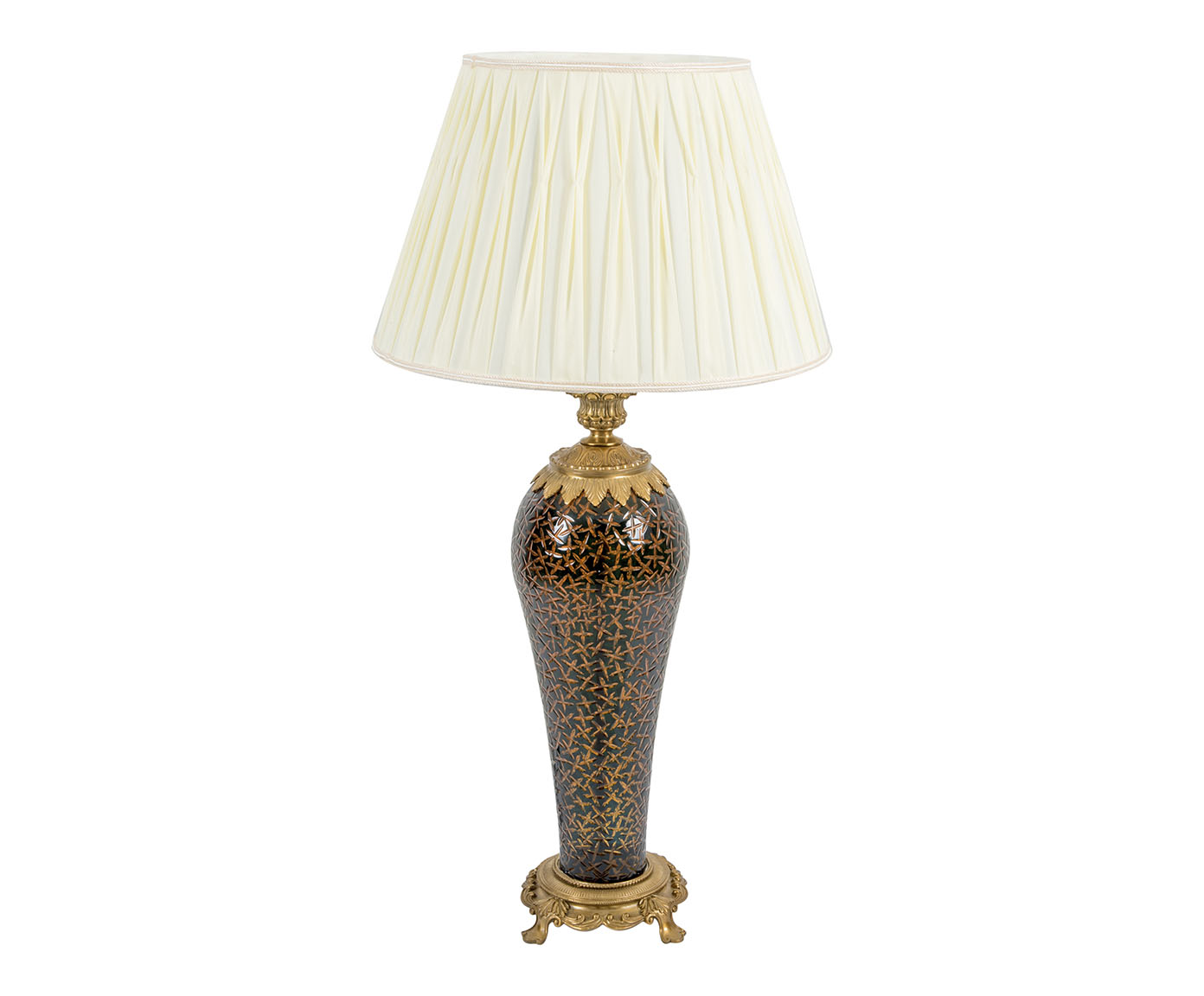 Abajur em Cristal Hunter Bivolt Dourado image number 2