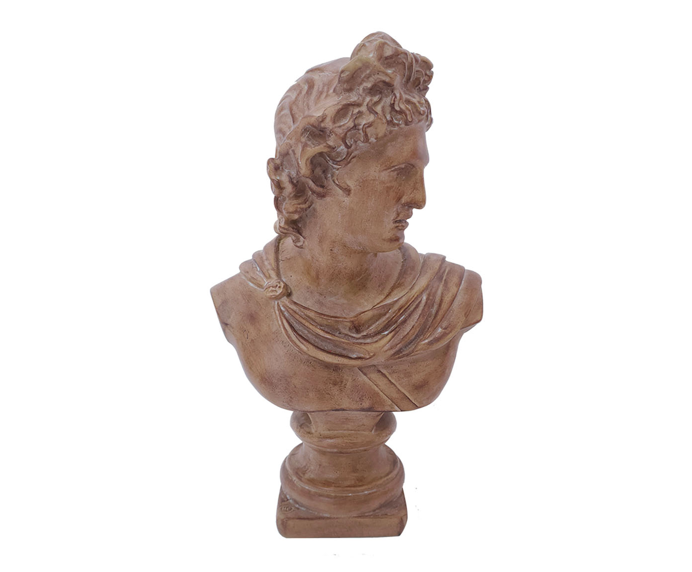 Escultura Busto em Resina Marrom - image 0