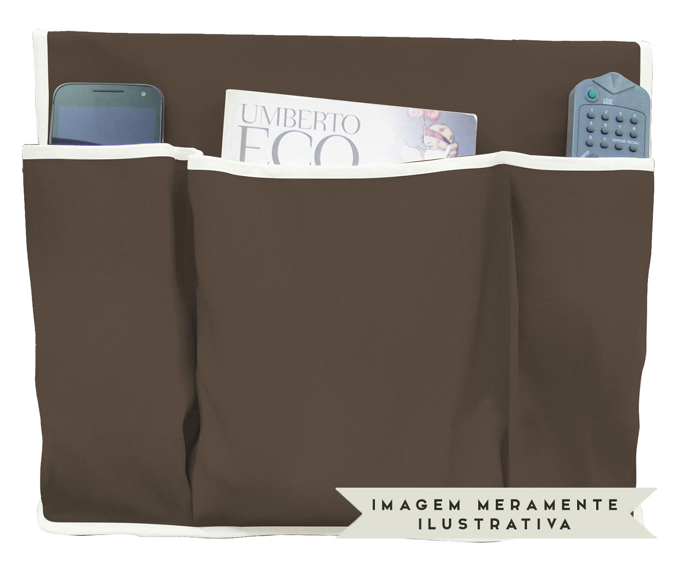 Organizador Lateral para Cama Ray - Marrom image number 1