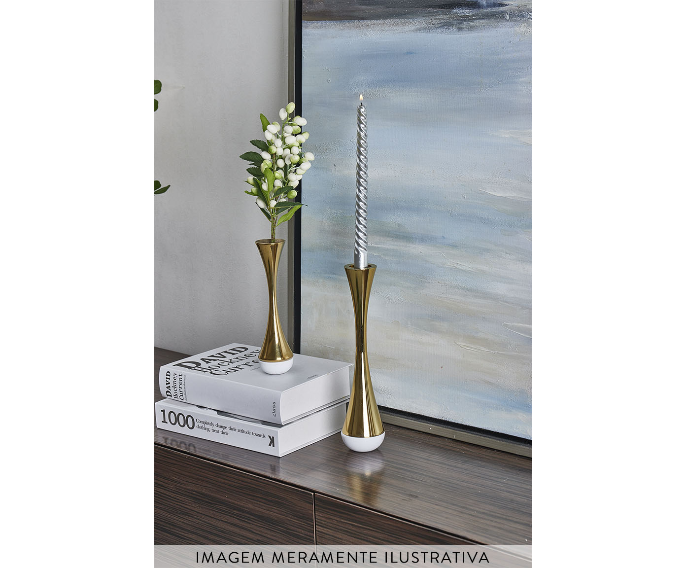 Vaso Lino Dourado image number 2