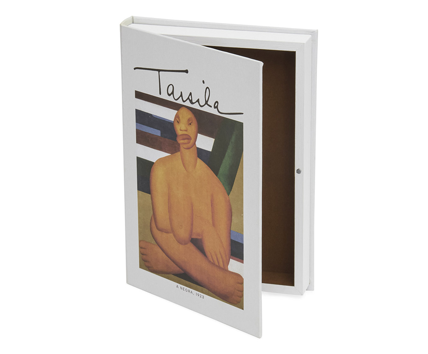 Livro-Caixa em Mdf e Canvas A Negra image number 2