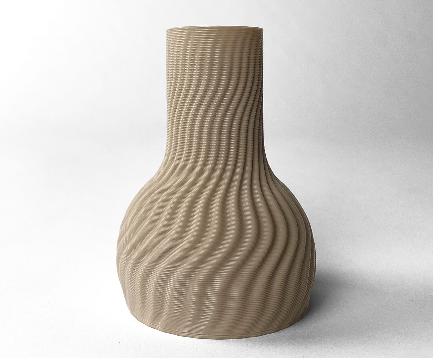 Mini Vaso Onda 2 Areia image number 2