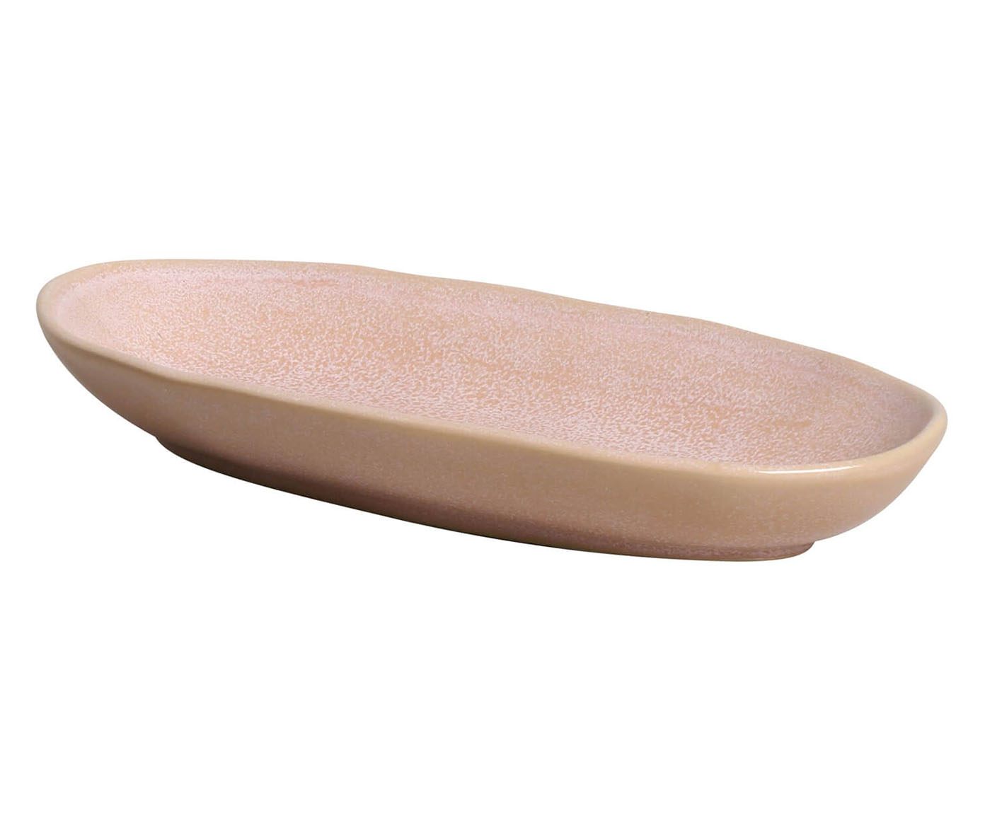 Jogo de Travessas Oval Funda Org&acirc;nico Litchi Rosa image number 1