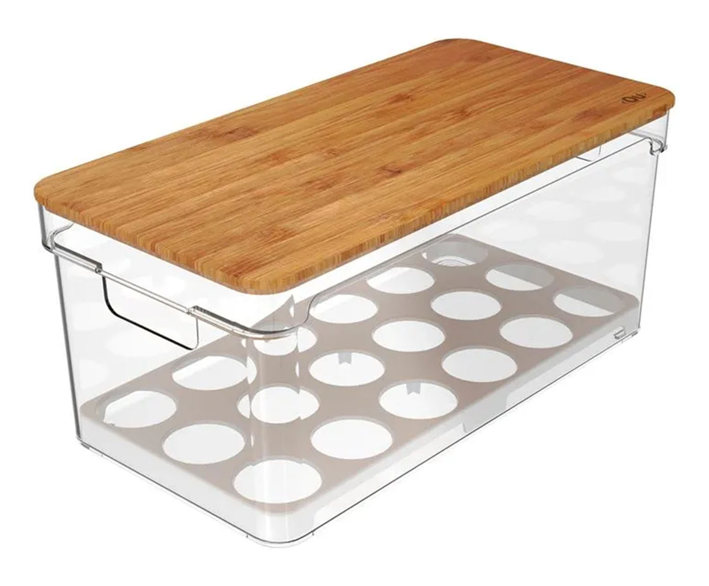 Organizador de Ovos Clear Fresh Tampa Ii Natural - image 0