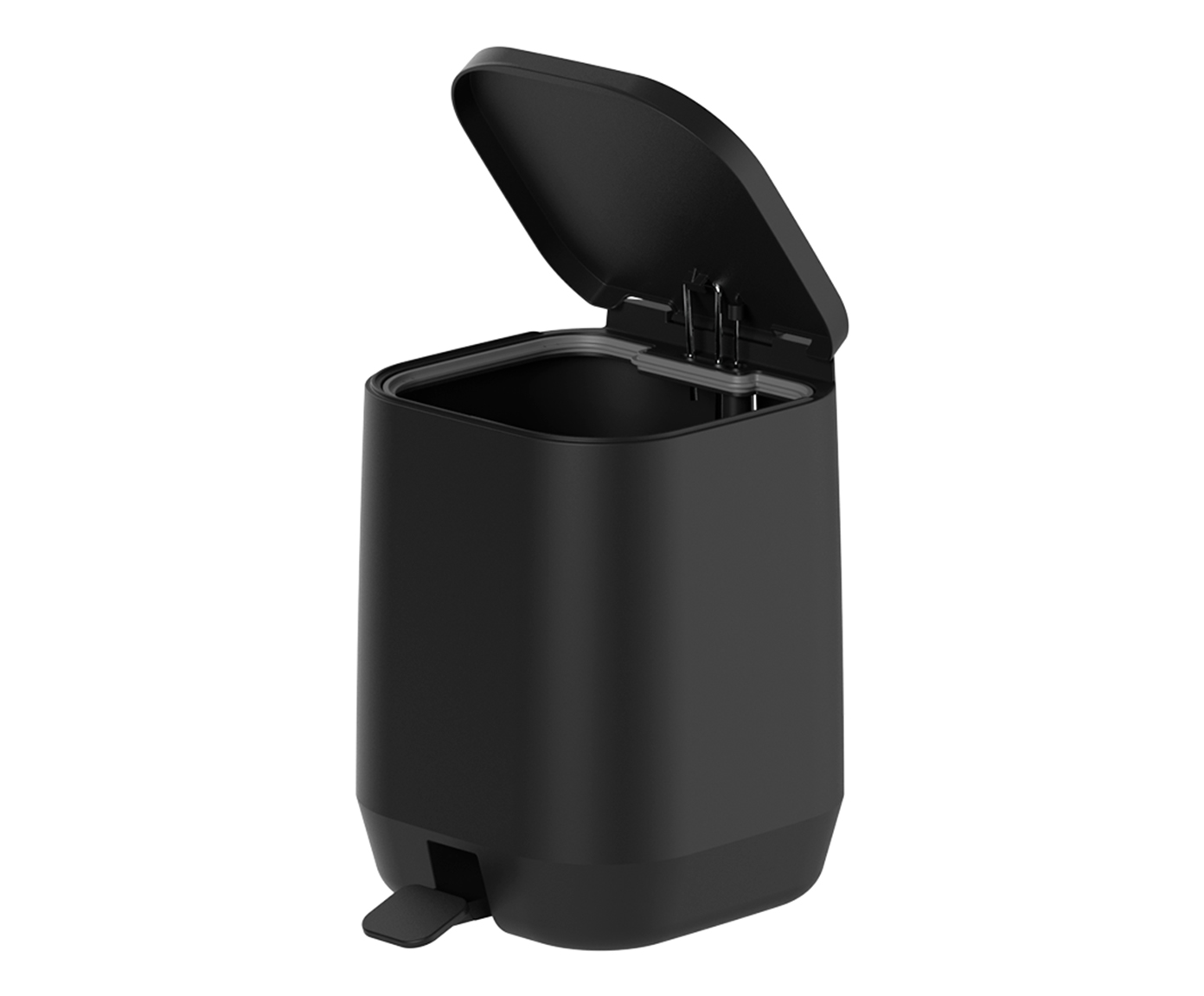Lixeira de Pedal Aura Preto - image 1