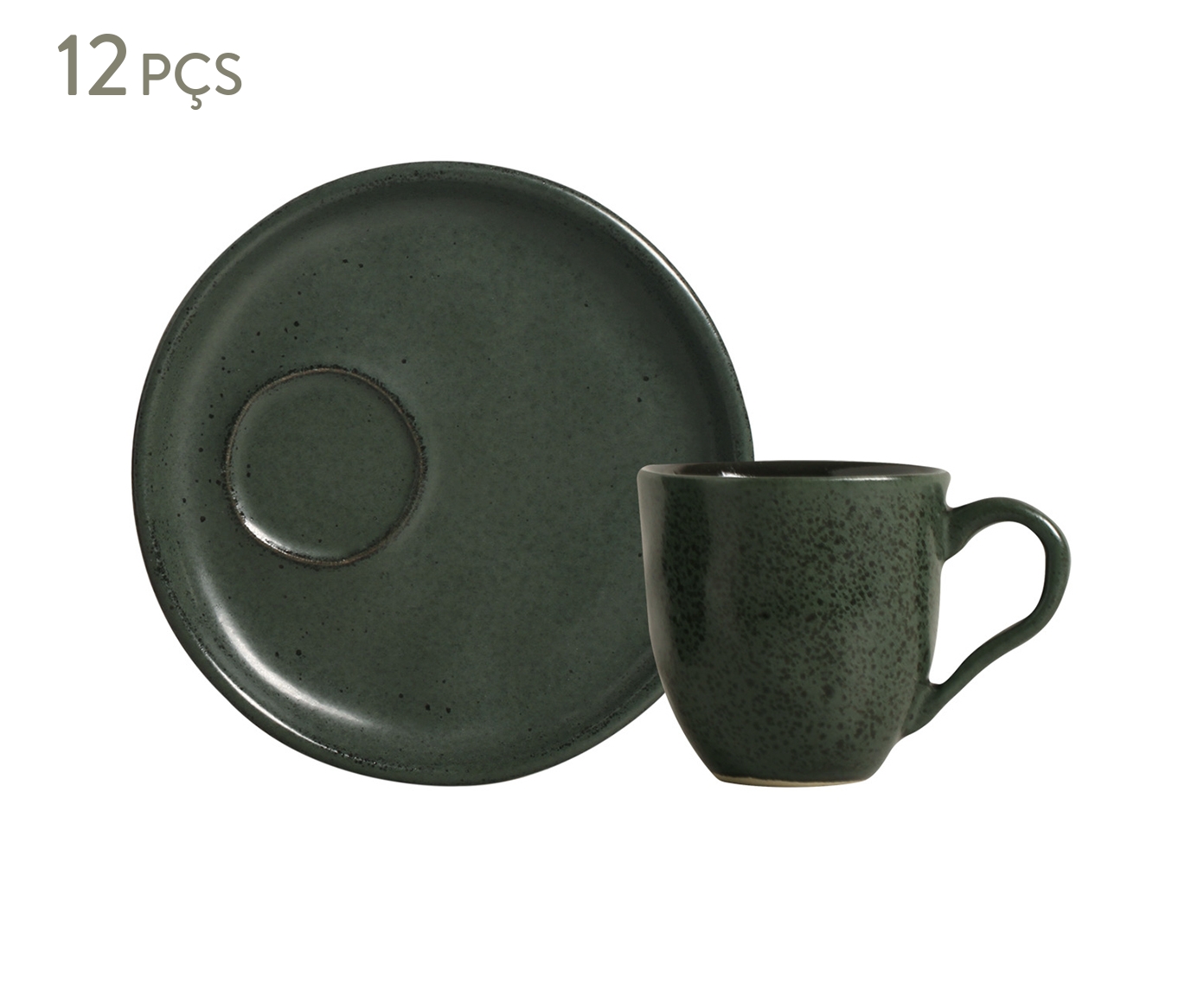 Jogo de X&iacute;caras para Caf&eacute; Descentralizado Bio Greenery Verde - image 0