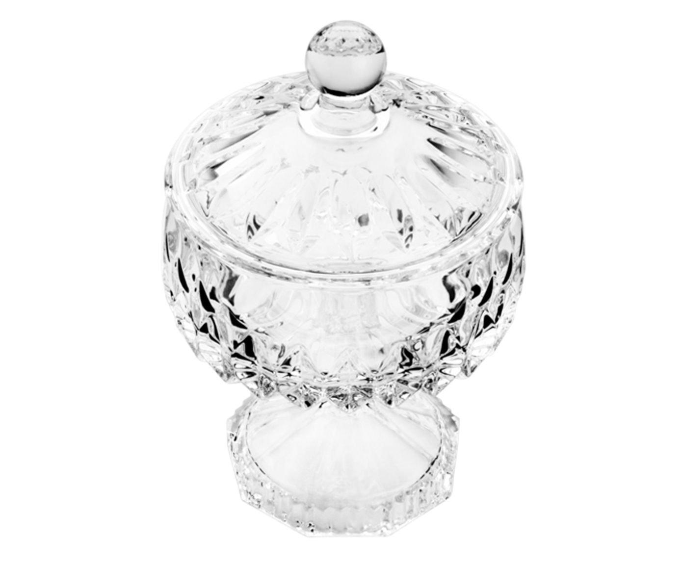 Pote Decorativo em Cristal Louise Transparente image number 2