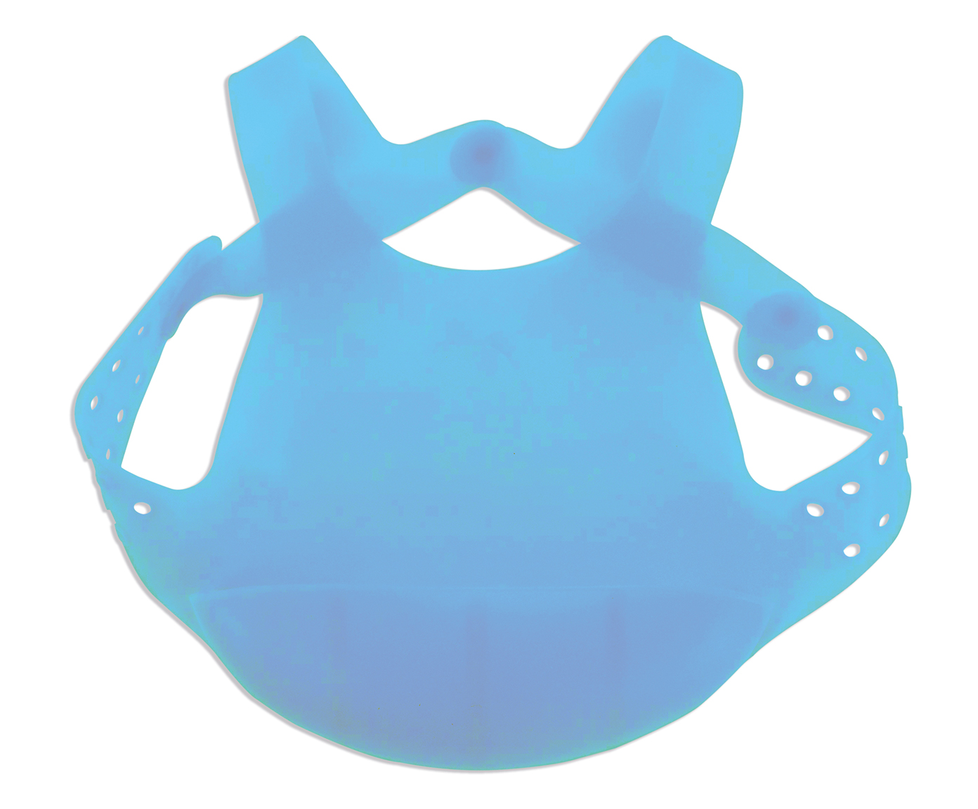Babador de Silicone com Cinta Azul image number 0