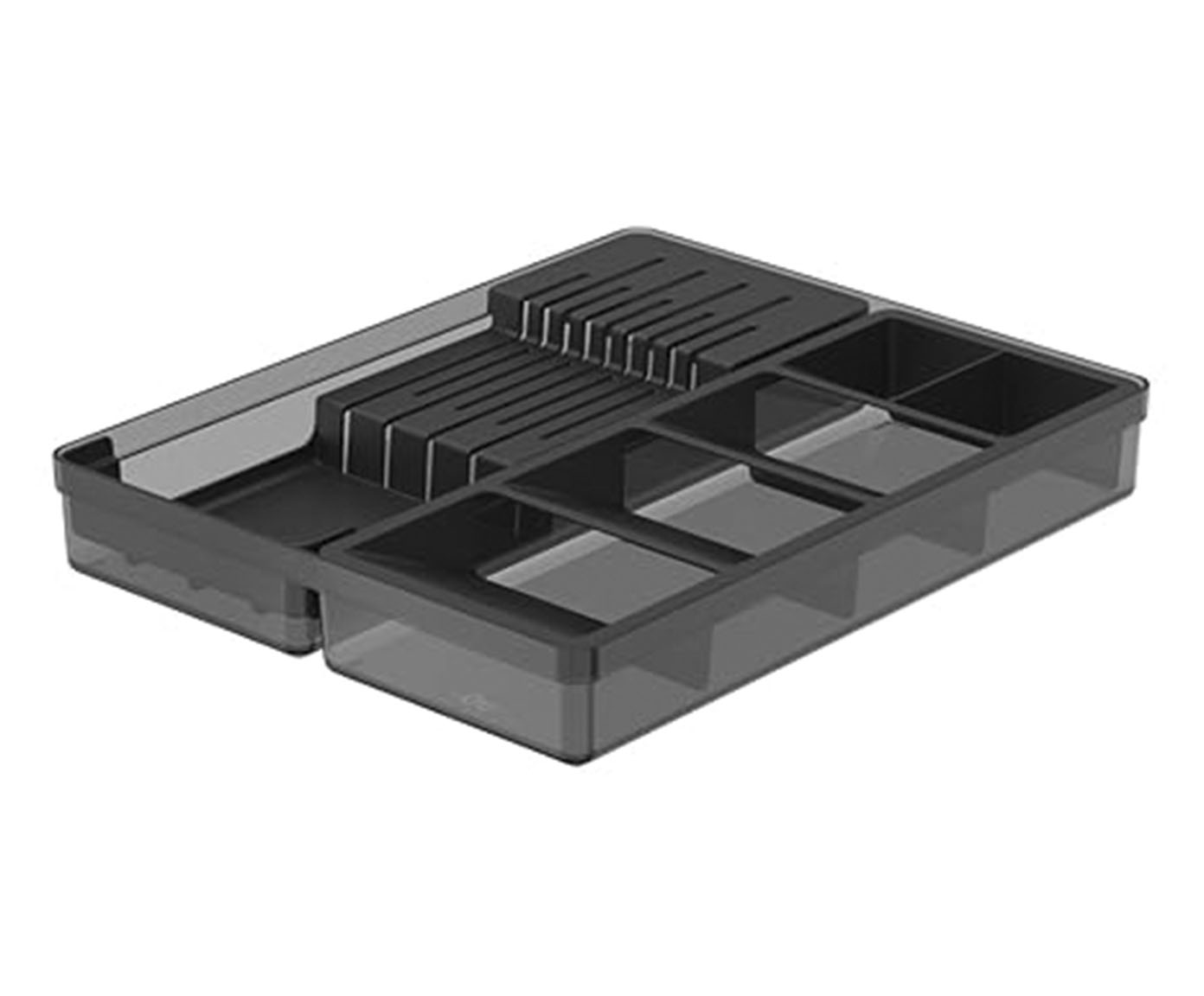Organizador de Facas e Talheres Clear - Preto Fechado - image 0