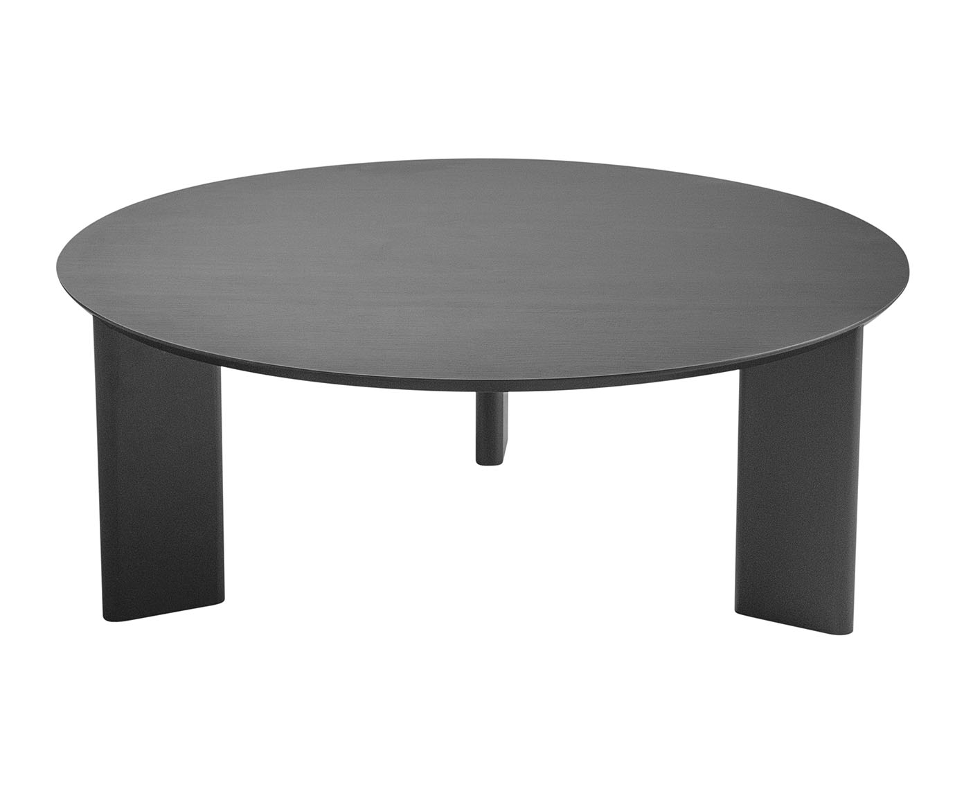 Mesa de Centro Org&acirc;nica Chanfrada Nero e Preto image number 0