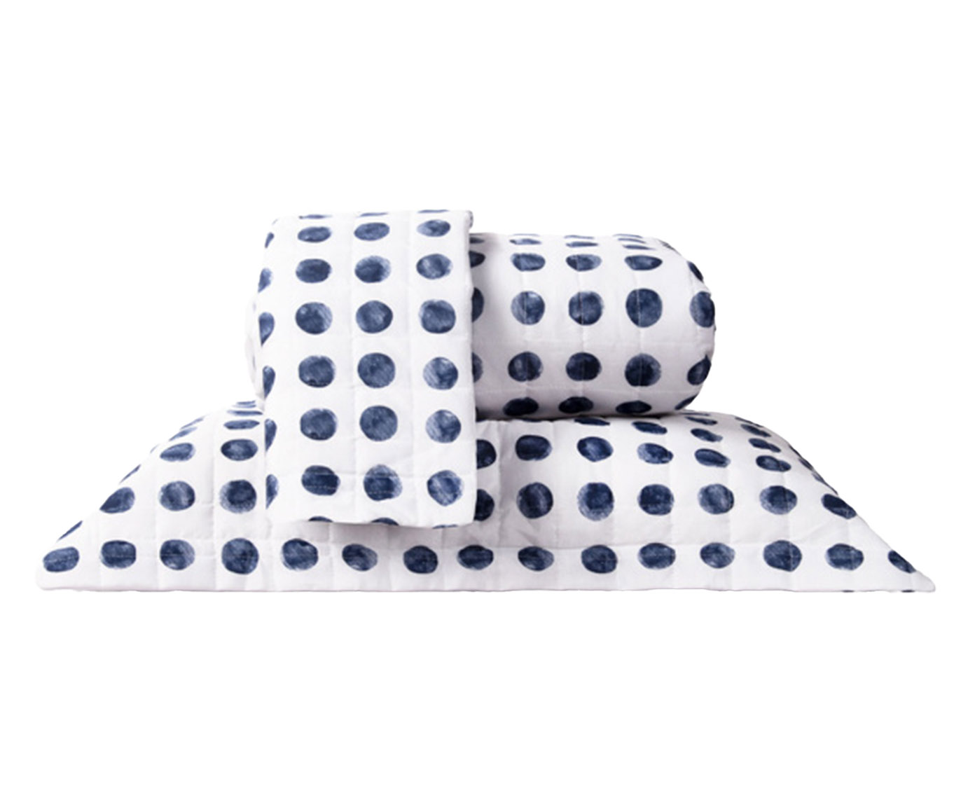 Jogo de Cobre-Leito Essencialle Dotz Azul image number 1