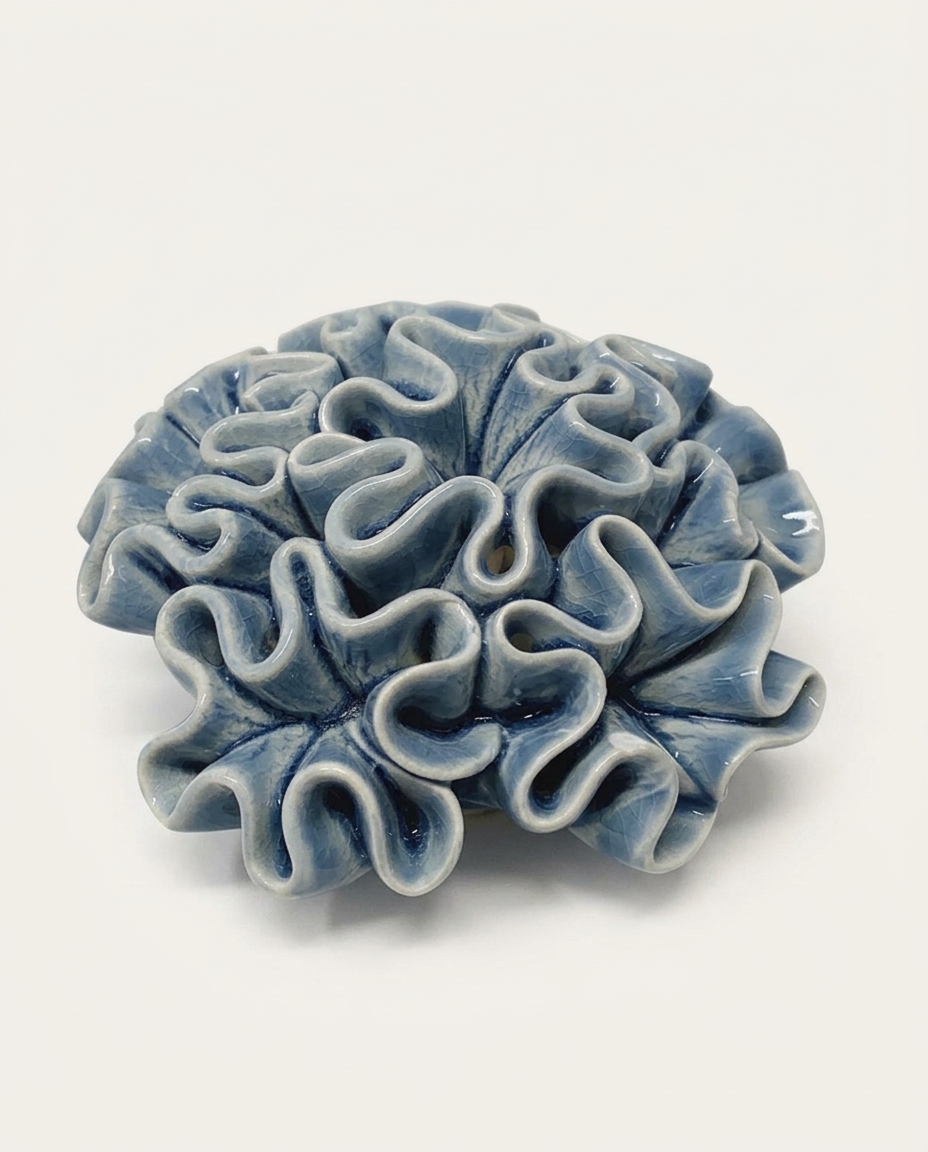 Coral Decorativo em Cer&acirc;mica Massif Azul - image 1