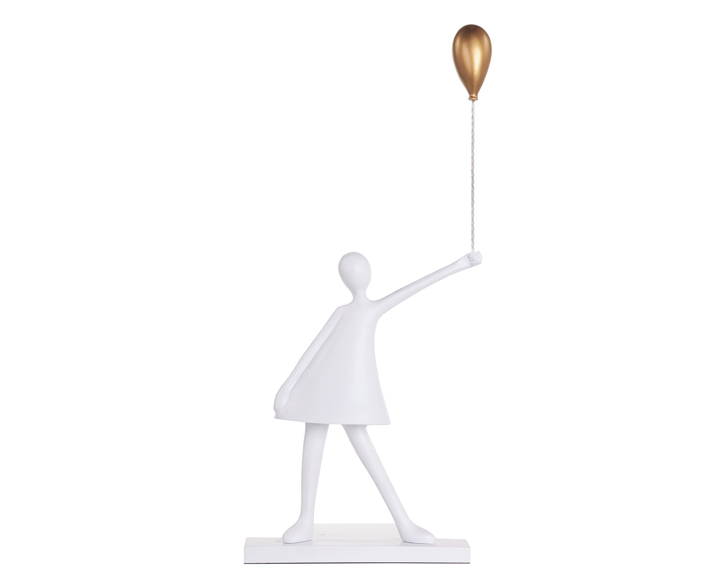 Adorno Menino com Bal&atilde;o Dourado - image 0