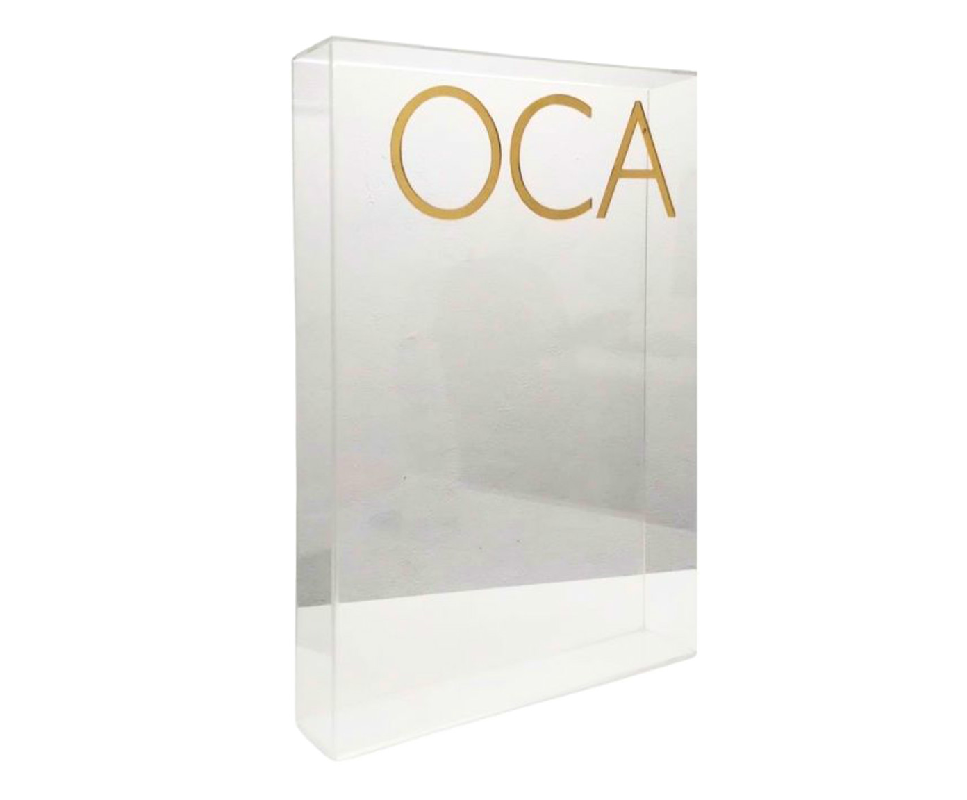 Capa para Livro com Gravura Dourada "Oca" image number 0