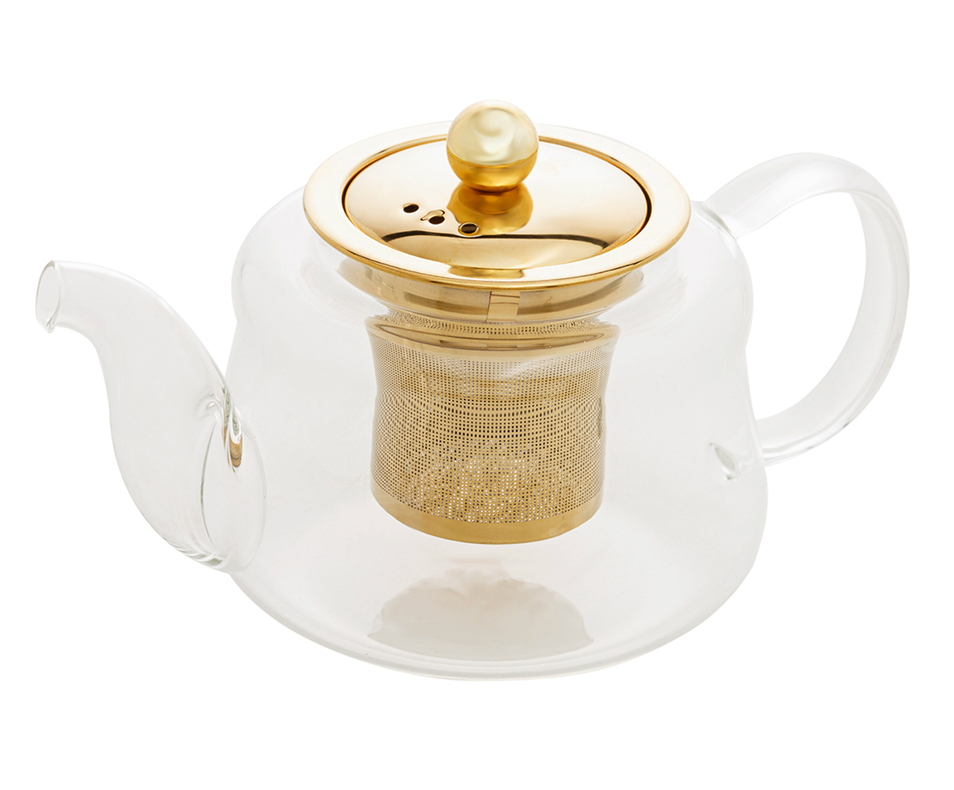Chaleira com Infusor em Inox Aylena Dourada image number 1