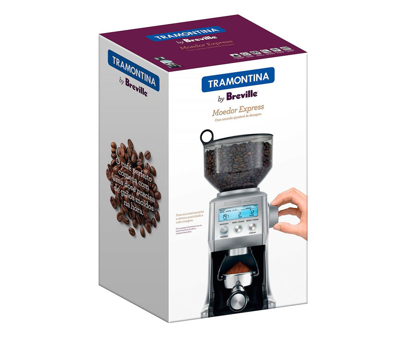 Moedor de Caf&eacute; Express by Breville - Prata image number 5