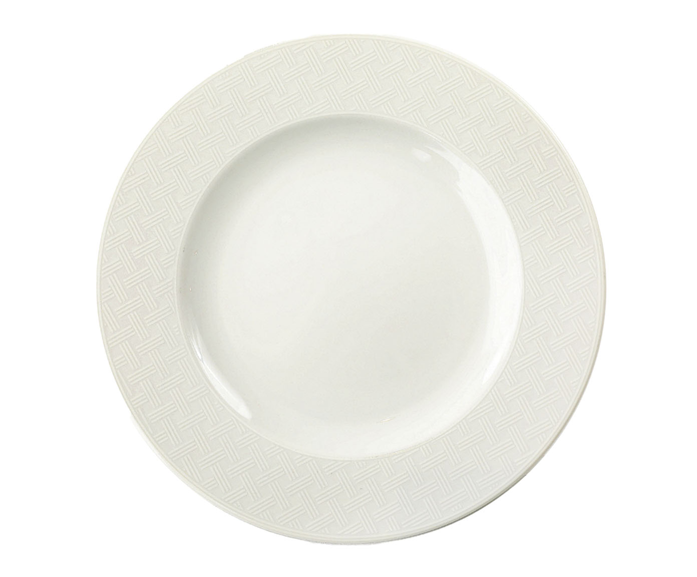 Prato Raso Santorini em Porcelana Branco - image 0
