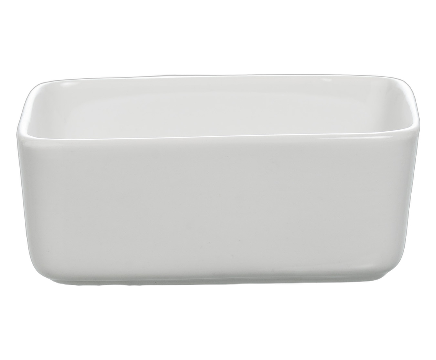 Mini travessa retangular Blanc em porcelana branco - image 0