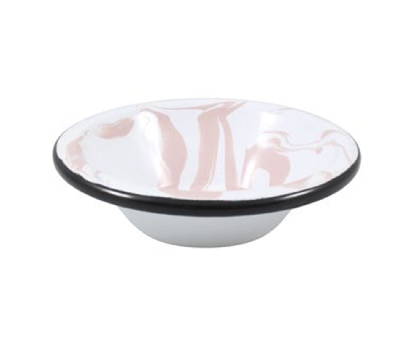 Pimenteiro e Mini Bowl Esmaltado Marmorizado Rosa Claro image number 0