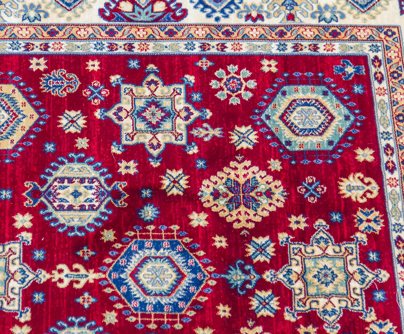 Tapete Turco Kasakh Claret Red image number 3