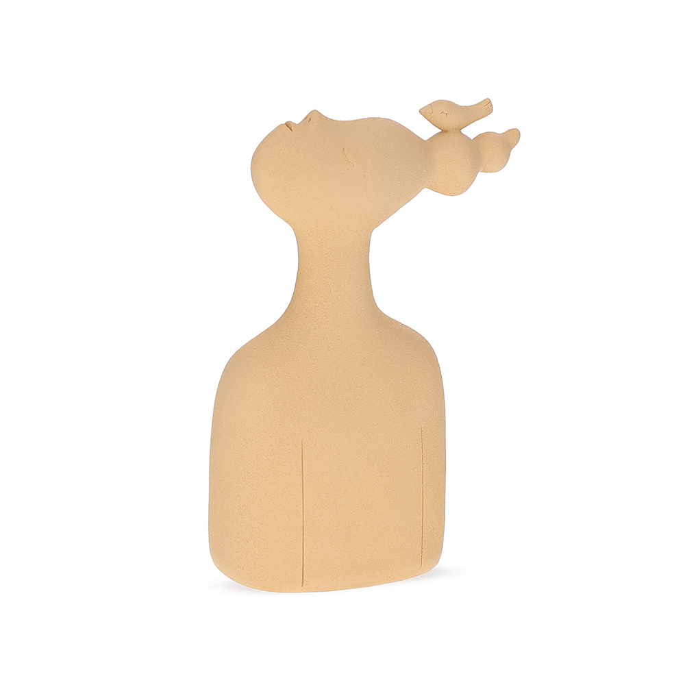 Escultura Mulher Livinia Bege image number 1