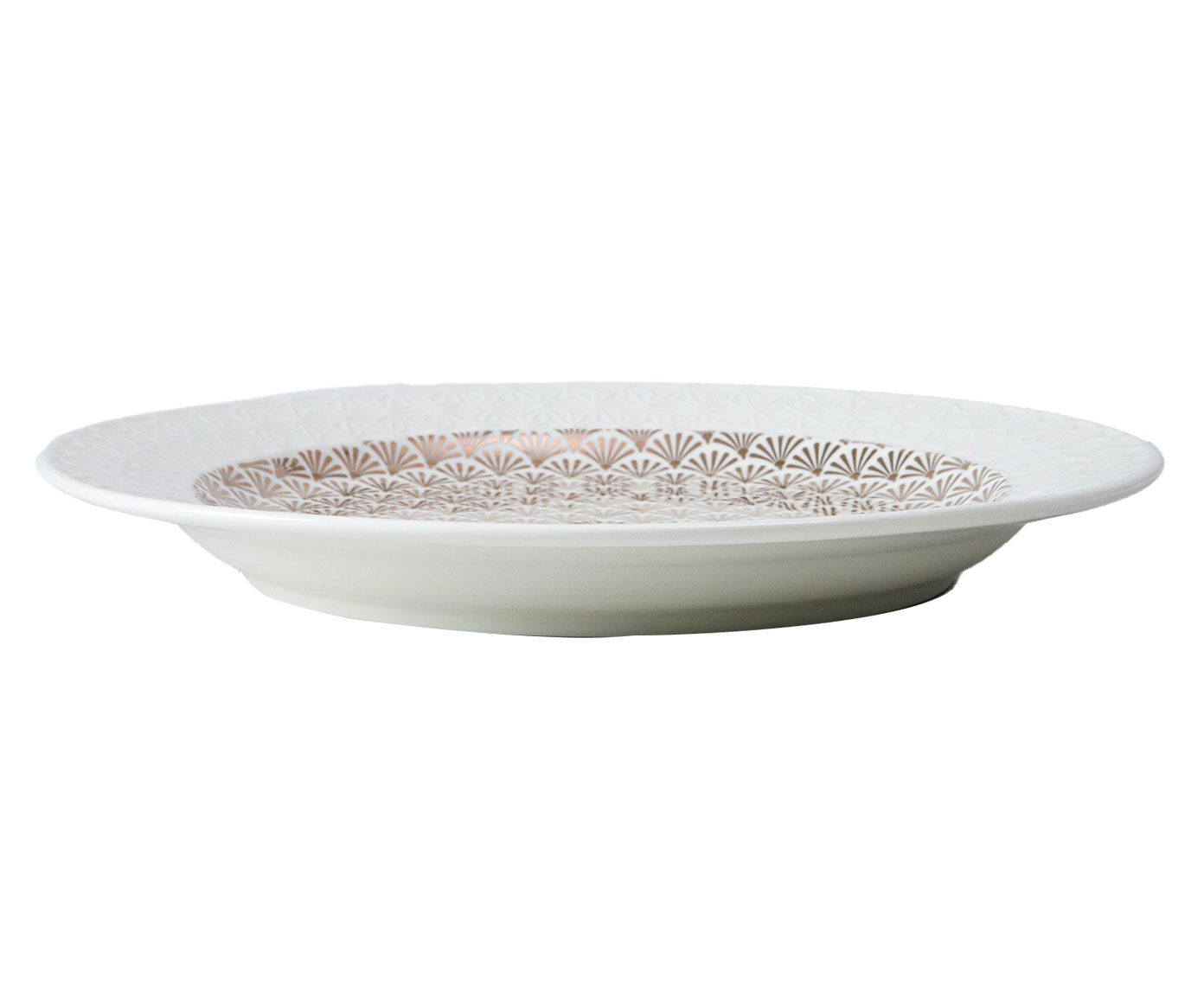 Prato Raso em Porcelana Accorsi - Rosa Gold image number 2