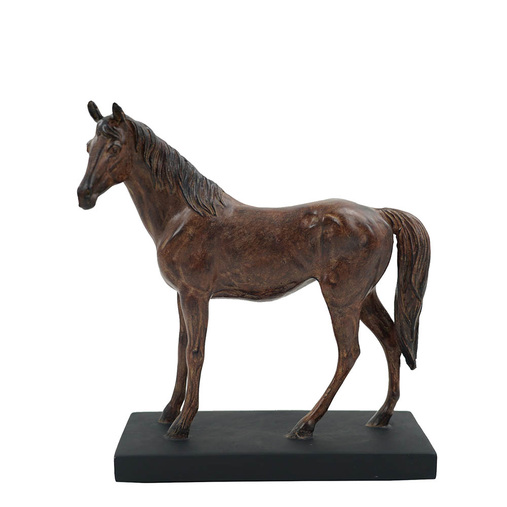 Escultura Cavalo Marrom image number 0