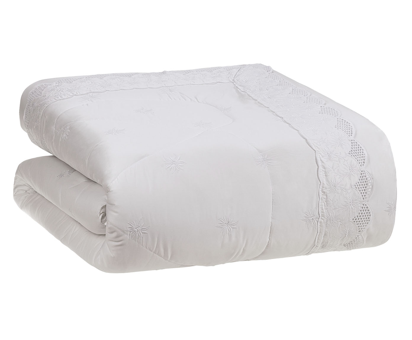 Edredom Edelweiss Branco 300 Fios - image 0