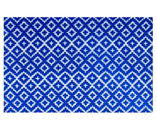 Tapete Oriental Strauss Deco Branco e Azul image number 0