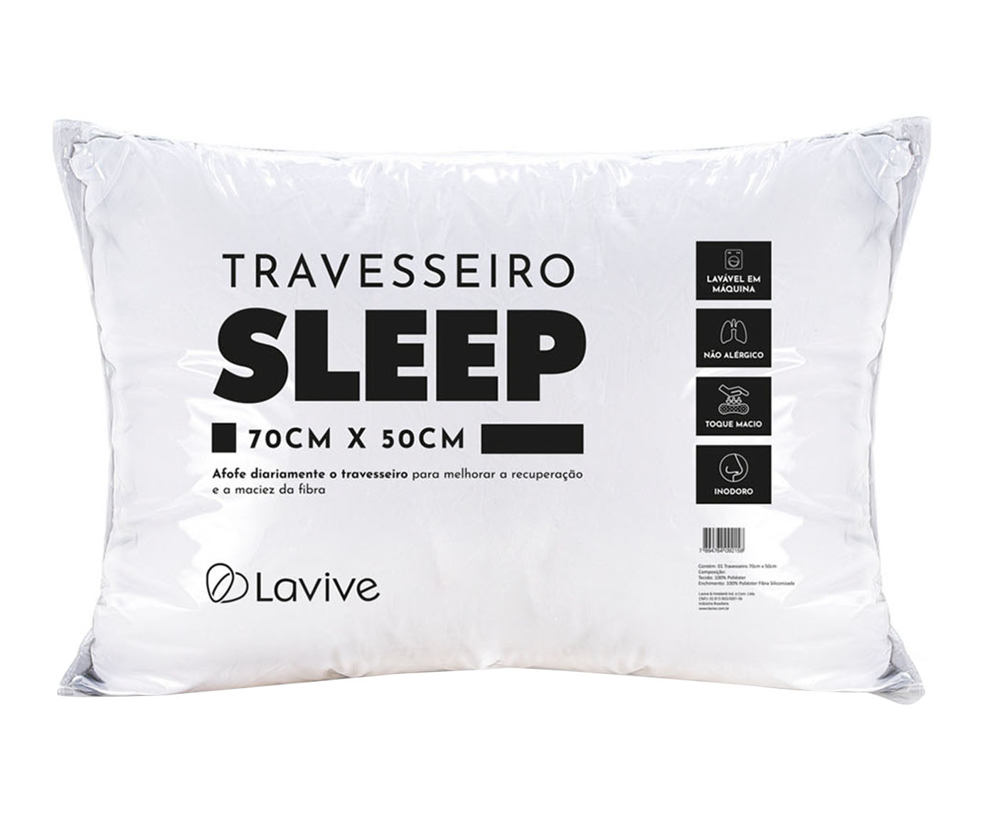 Travesseiro Sleep Firme Branco - image 0