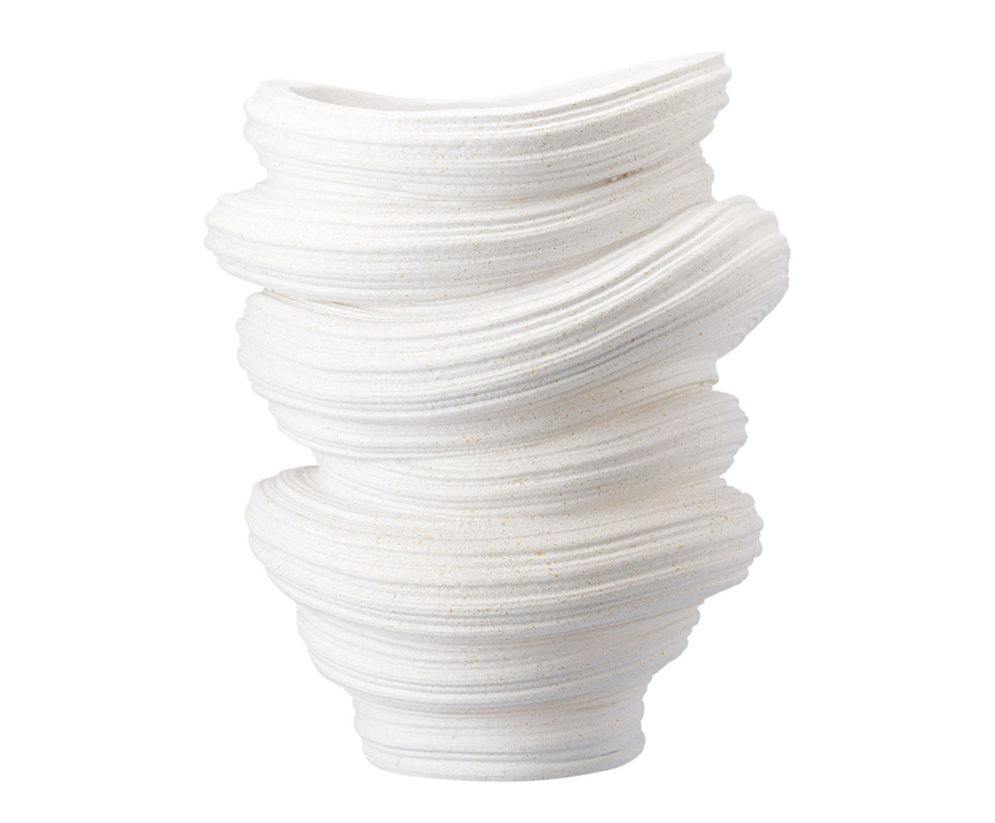 Vaso Cer&ecirc;mico Elos Branco - image 1