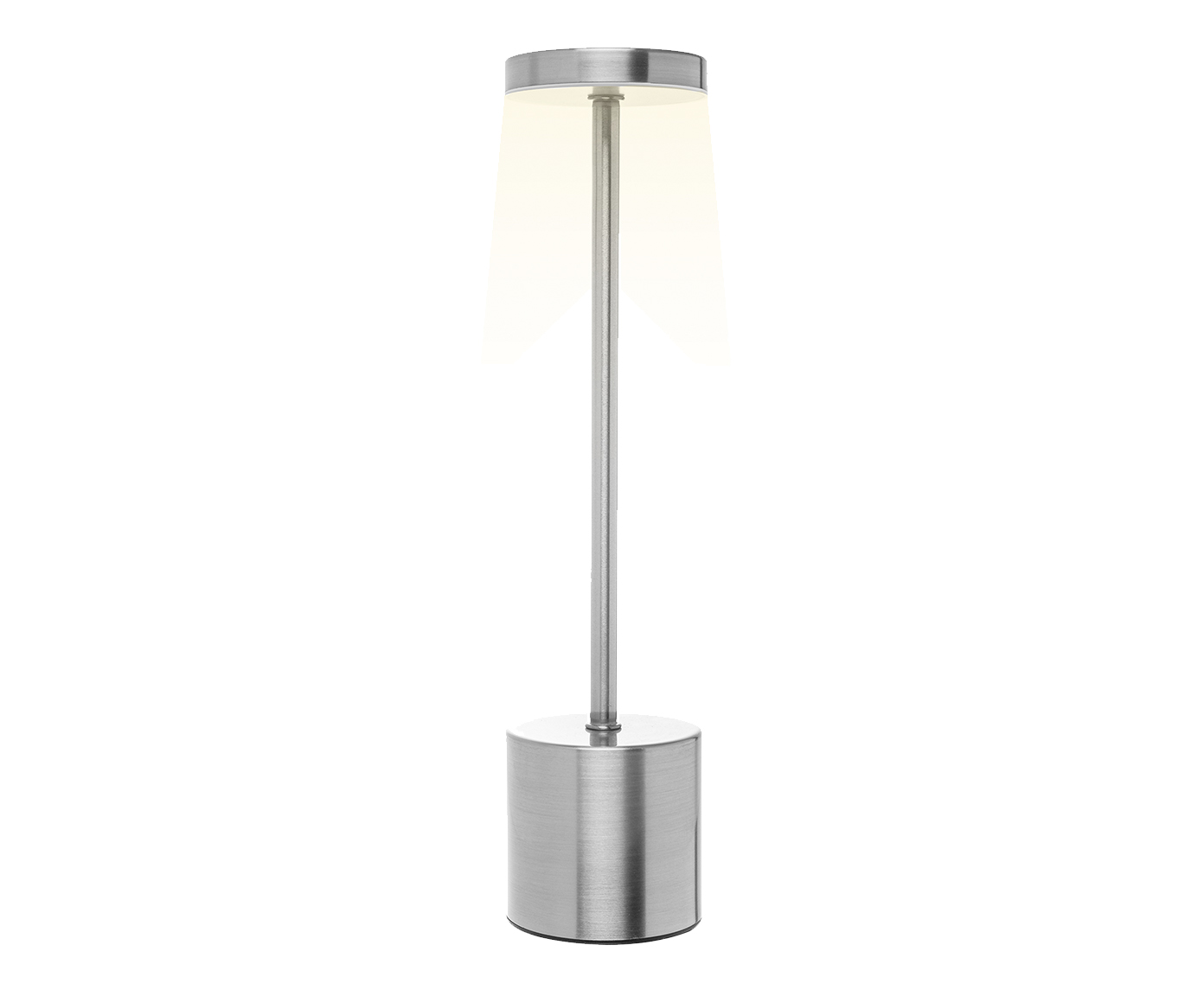 Lumin&aacute;ria de Mesa em Led Cosmos Prateado - image 0