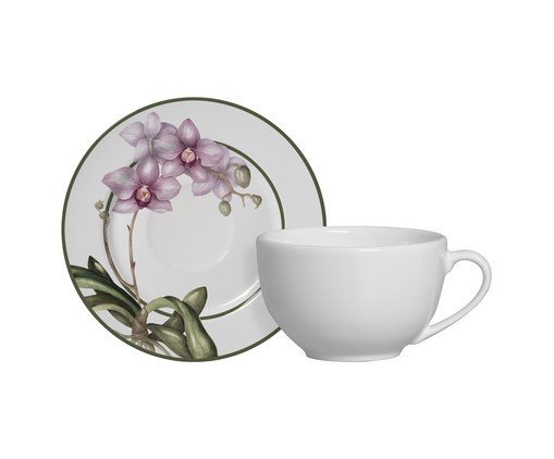Aparelho de Jantar em Cer&acirc;mica Orqu&iacute;deas image number 2