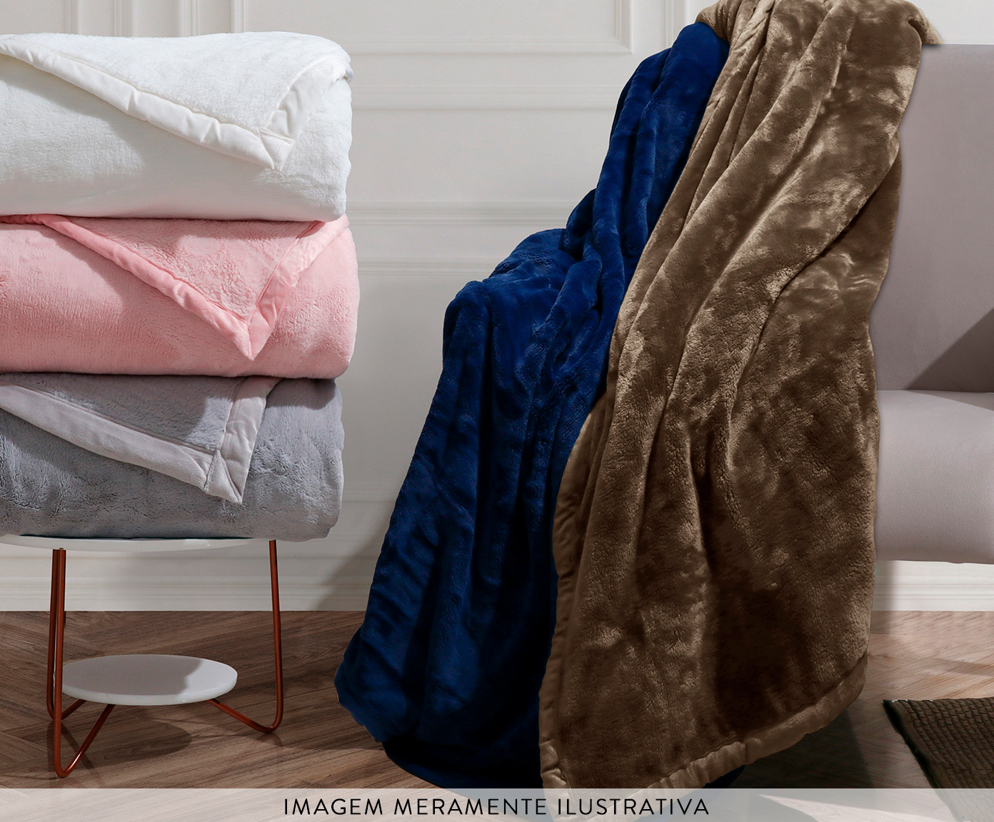 Cobertor Branco Soft Premium image number 1