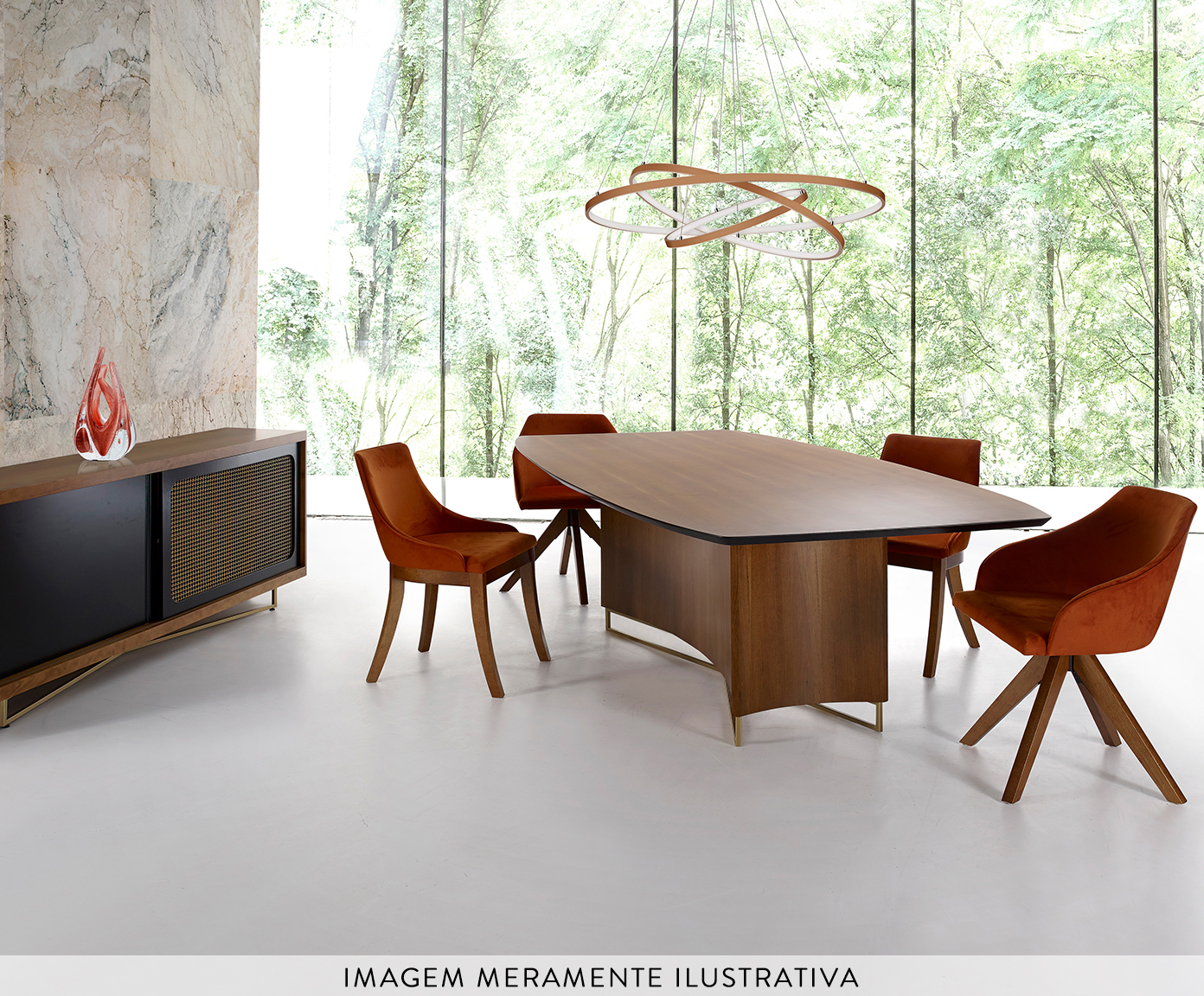 Buffet Magna - Natural e Preto - image 1