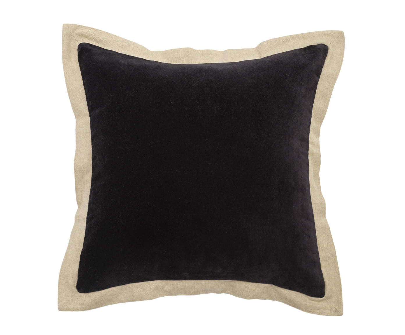 Capa de Almofada com Aba Preto - image 0