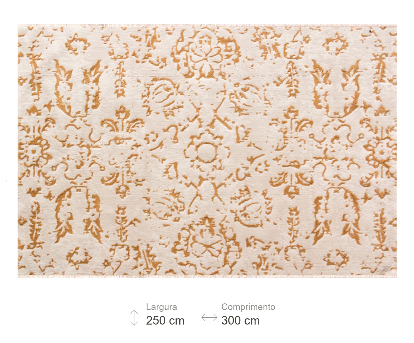 Tapete Turco Vega Ivory Dourado e Cru image number 2