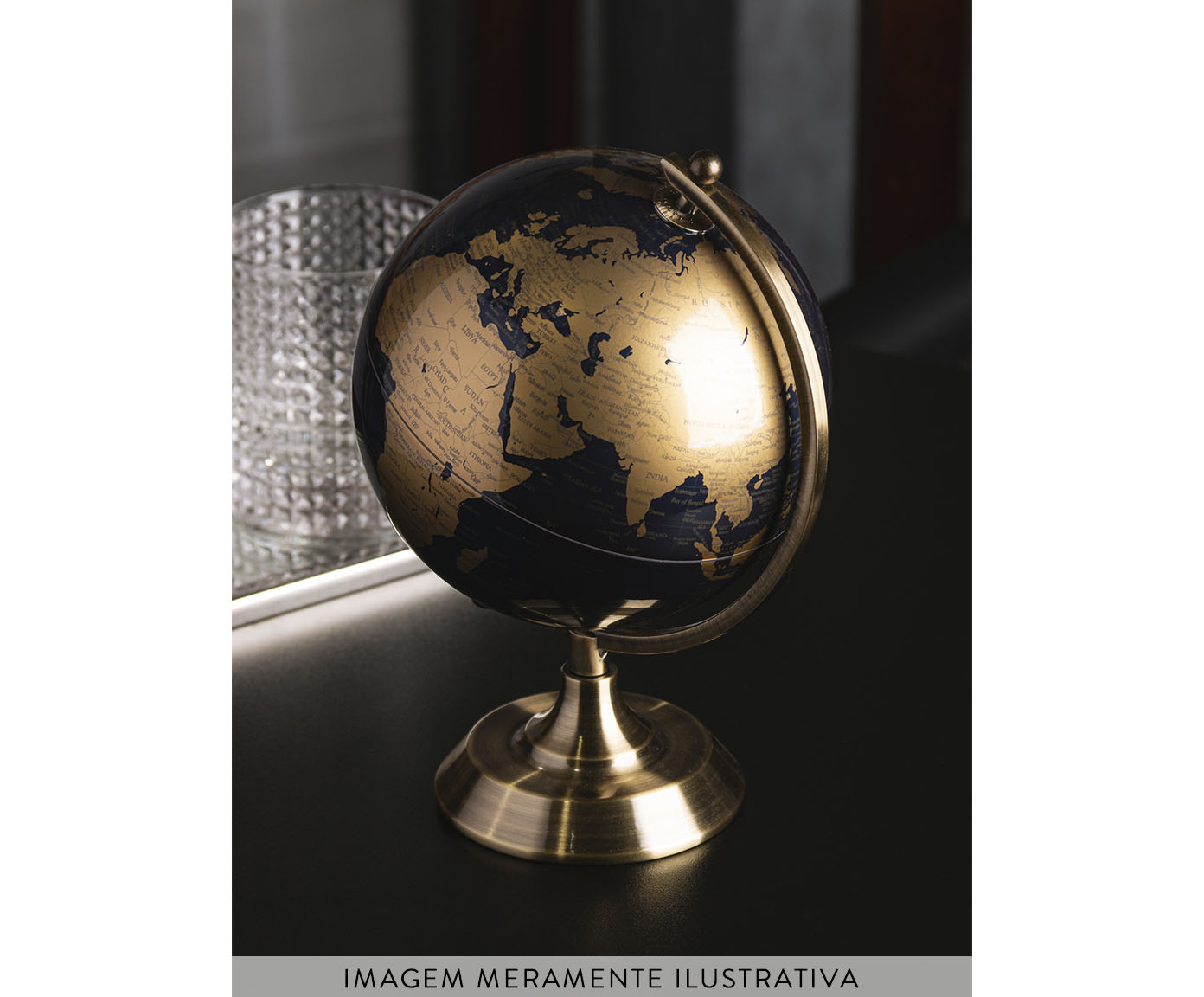 Globo Decorativo World Blu image number 2