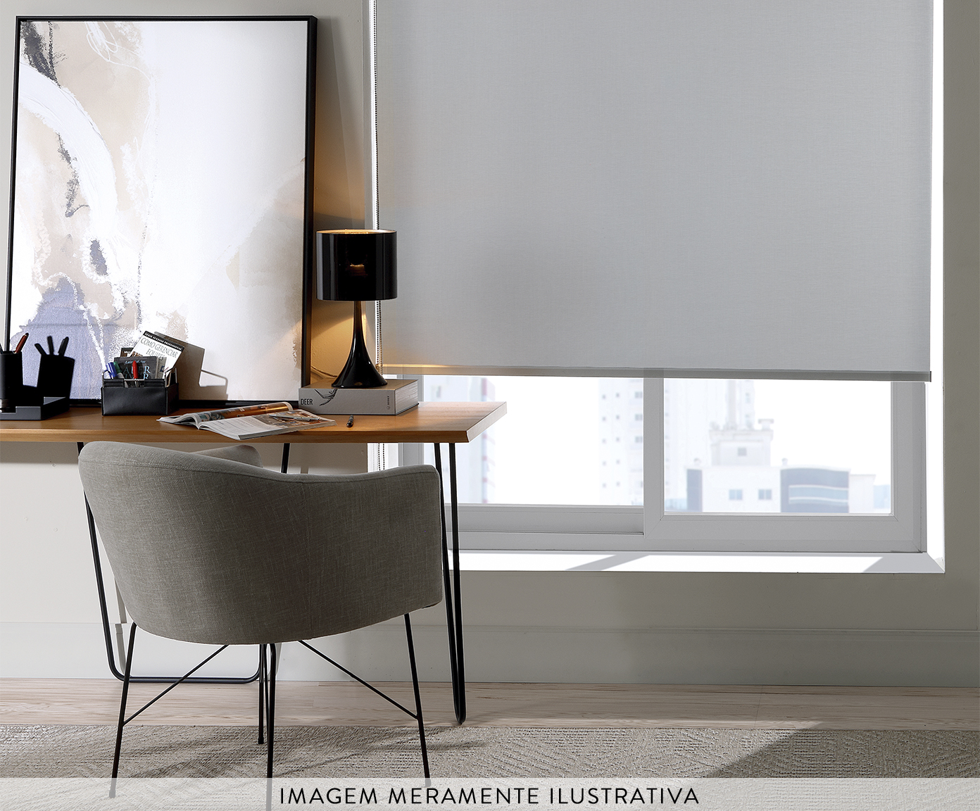 Persiana Blackout Cinza - image 0
