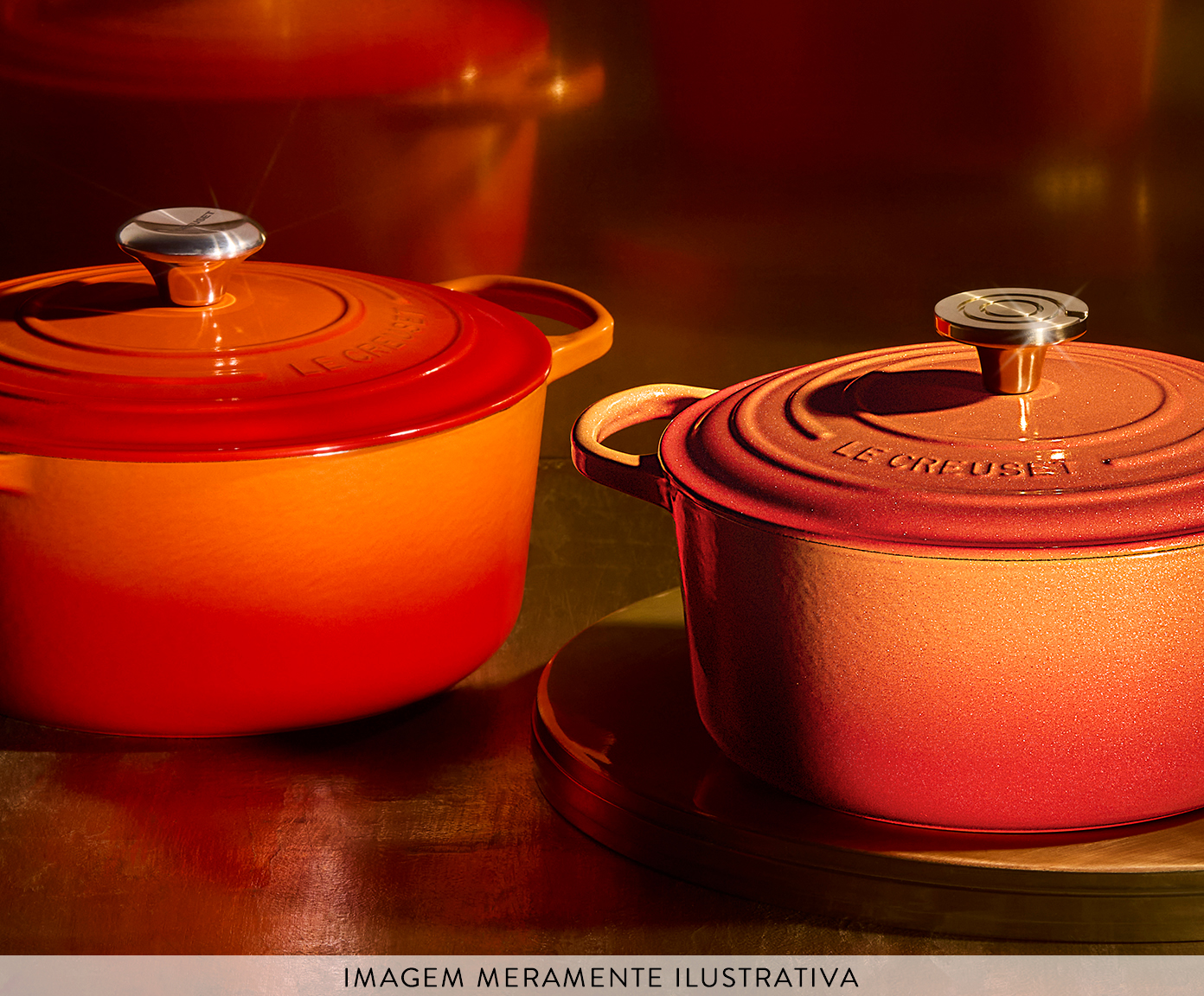 Panela Oval com Pegador Dourado Signature Flamme Dor&eacute;e - 18cm image number 5