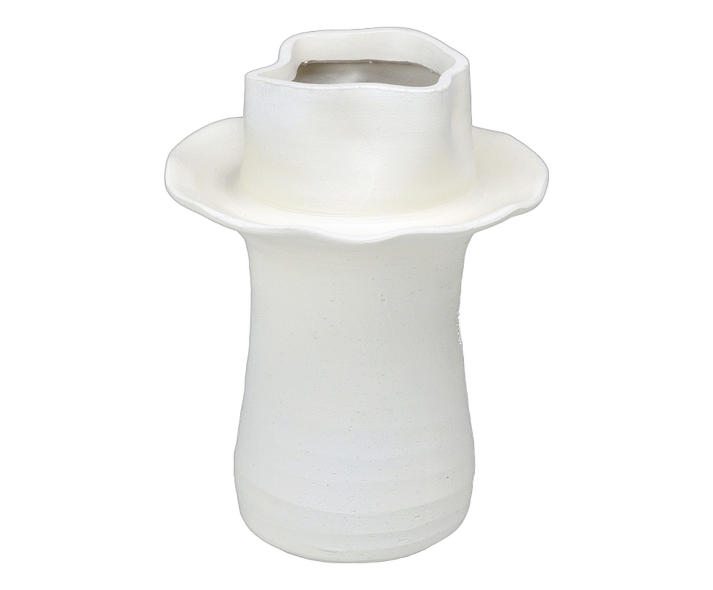 Vaso Decorativo Krovian Off-White - image 0