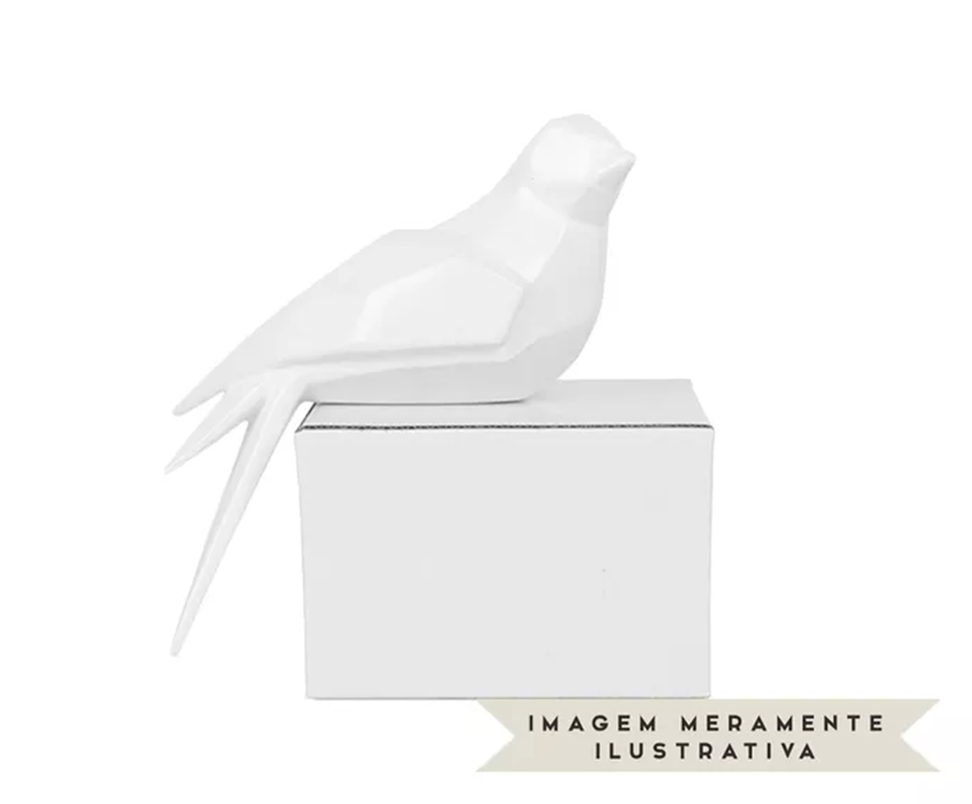Adorno Oiseau P&aacute;ssaro I Branco - image 1