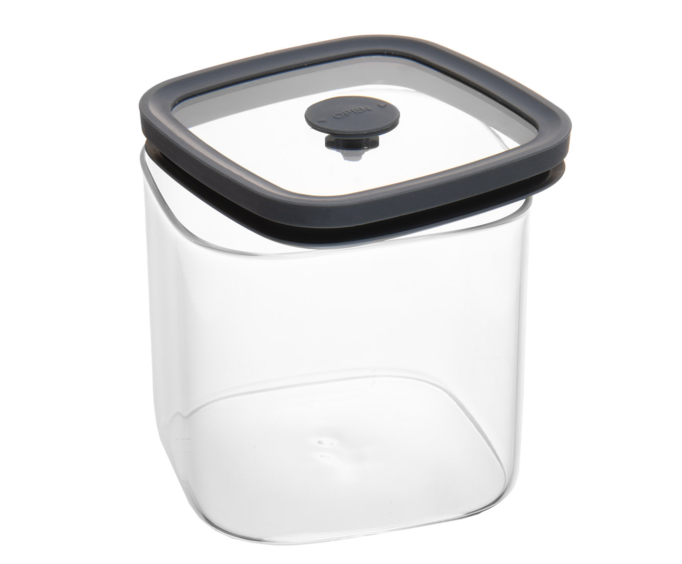Porta-mantimento Square Cinza - 700ml - image 1