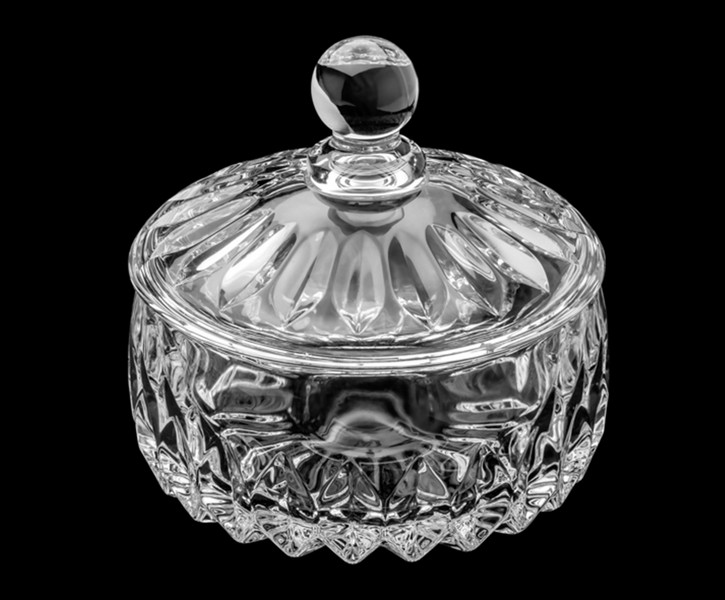 Pote Decorativo em Cristal Louise Transparente image number 3