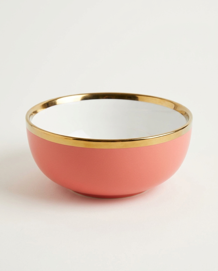 Bowl Summer Gaia com Borda Dourada - image 0
