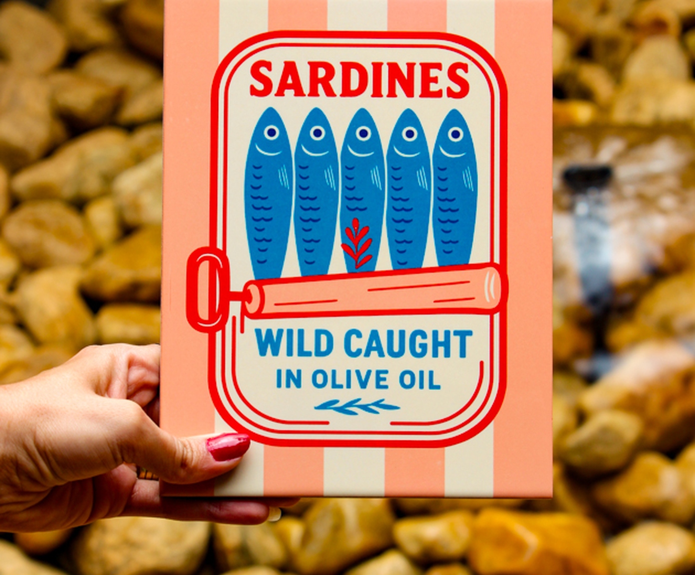 Azulejo Decorativo "Sardines" image number 3