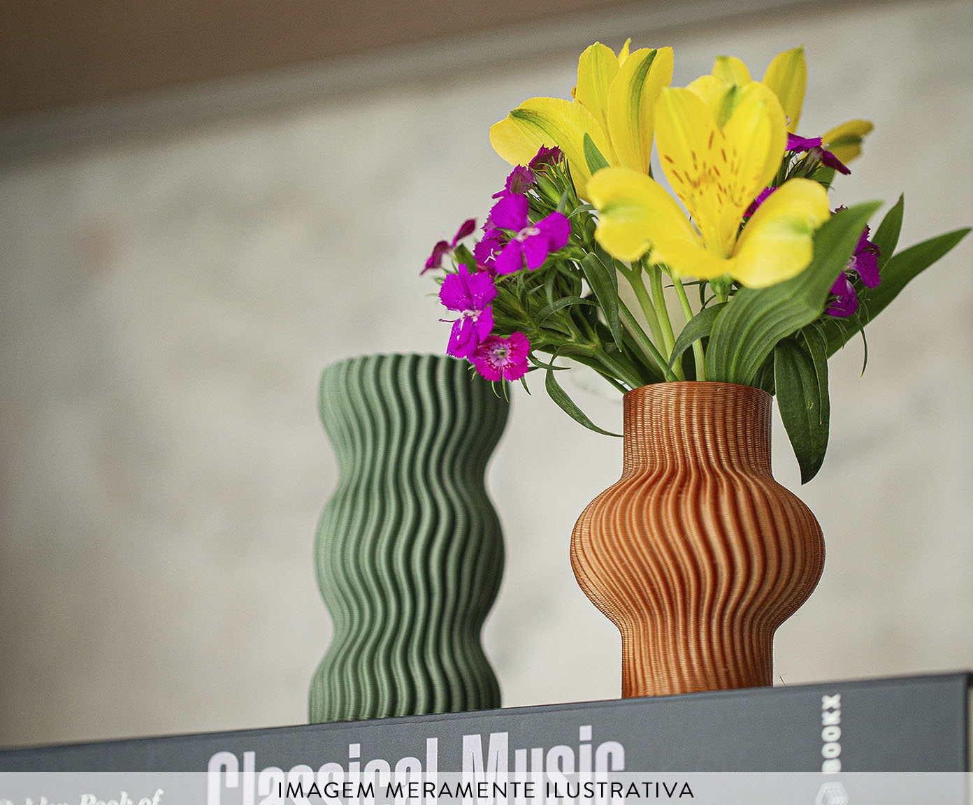 Mini Vaso Onda 3 Verde image number 8