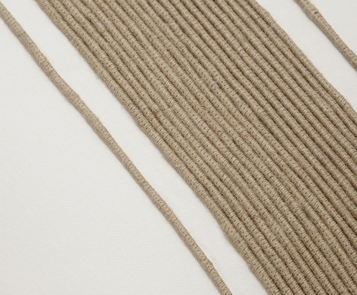 Capa de Almofada Algod&atilde;o com Juta Listrada Off-White image number 5